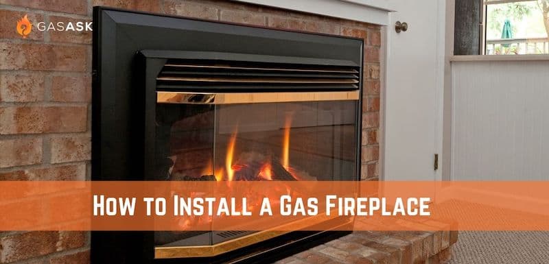 how to install a gas fireplace